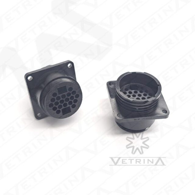 Conector CPC 22 vias preto
