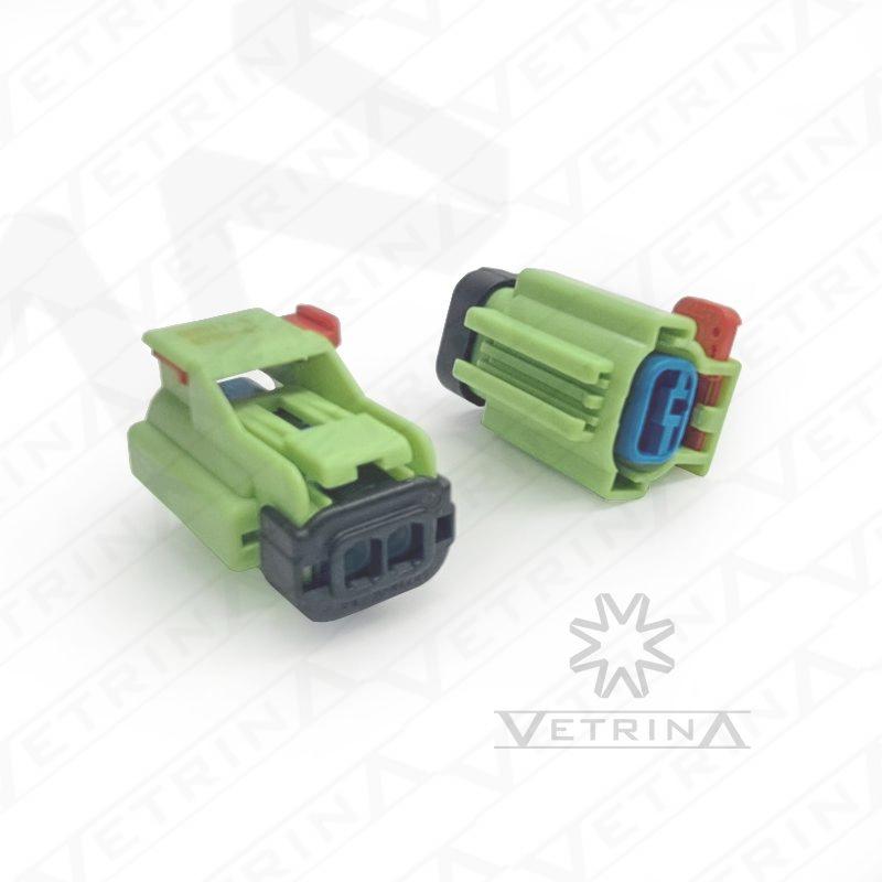Conector APEX 2 vias verde