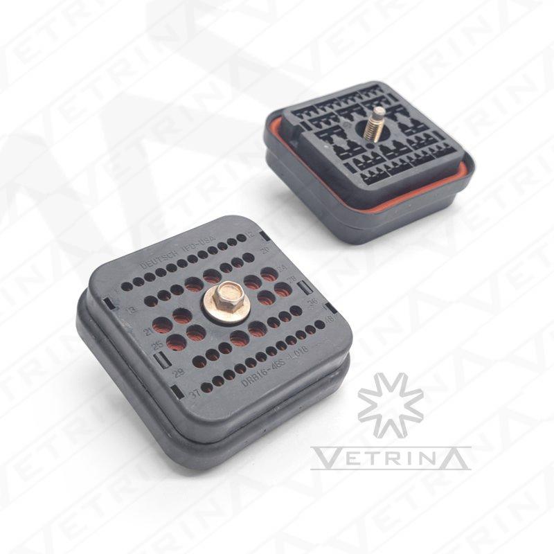 Conector DEUTSCH DRB 48 vias preto
