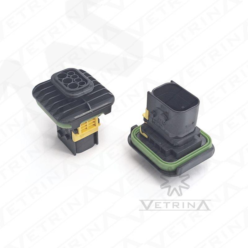 Conector MCP 7 vias preto