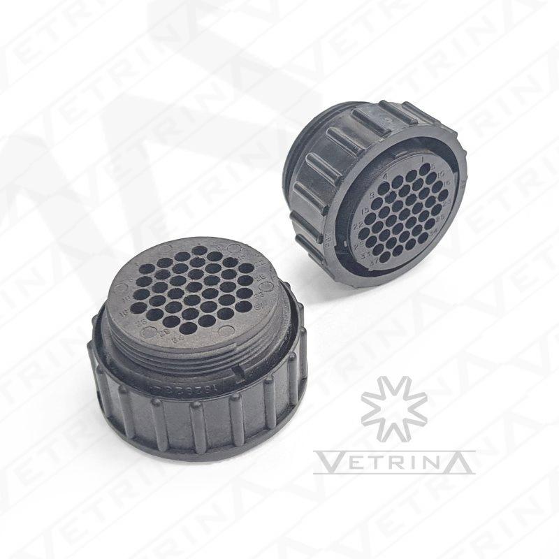 Conector CPC 37 vias preto