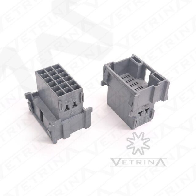 Conector JPT 18 vias cinza