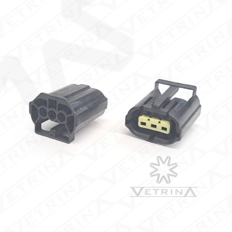Conector ECONOSEAL 3 vias preto