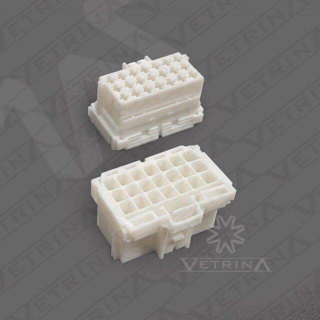 Conector MCP 21 vias branco/natural