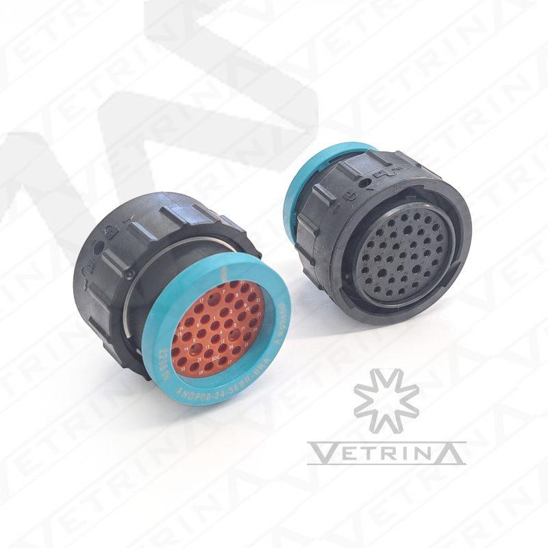 Conector AMPHENOL 35 vias azul