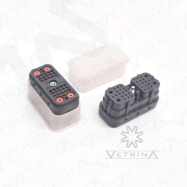 Conector DRC 38 vias preto