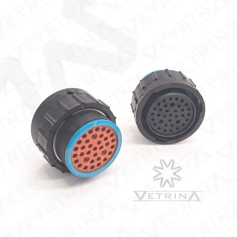 Conector AMPHENOL 35 vias azul