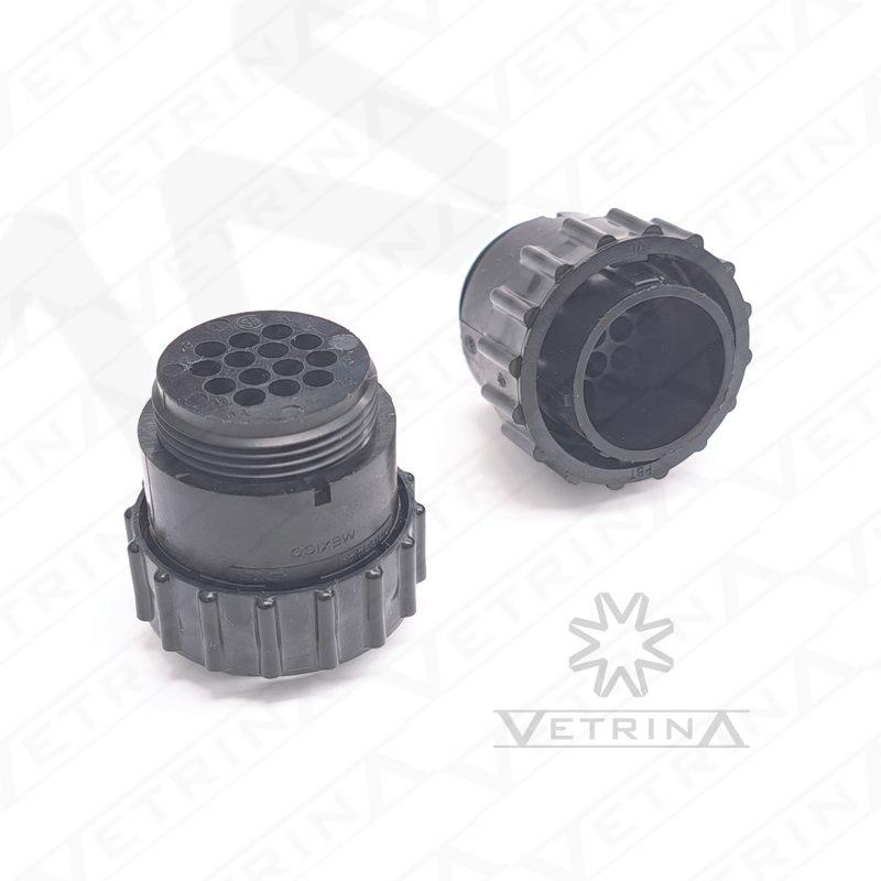 Conector CPC 14 vias preto