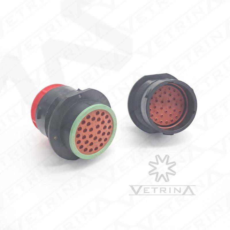 Conector DEUTSCH HDP 33 vias verde