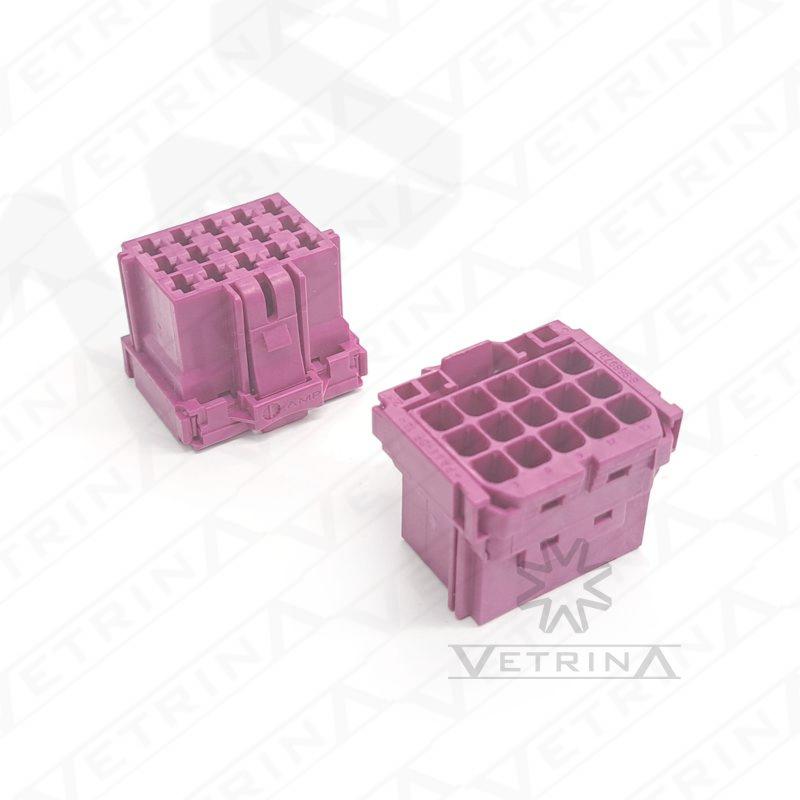 Conector MCP 15 vias roxo