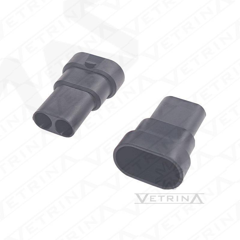 Conector DELPHI MP280 2 vias preto