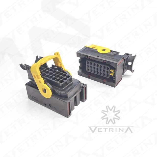 Conector MCP 21 vias preto e amarelo