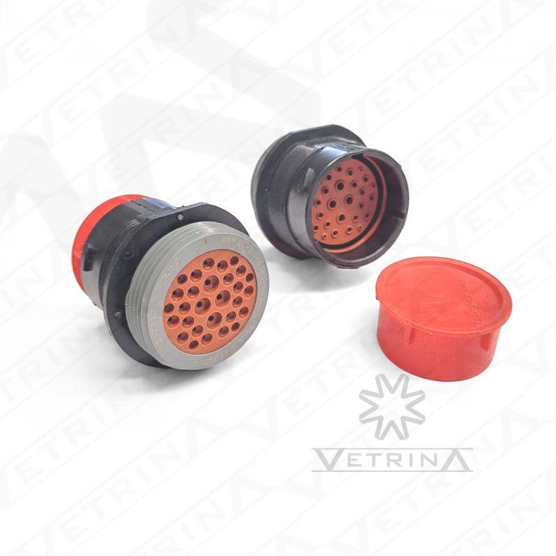 Conector DEUTSCH HDP 29 vias azul/cinza