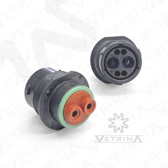 Conector DEUTSCH HDP 6 vias verde