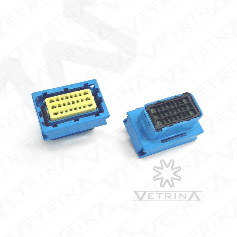 Conector SICMA 24 vias azul