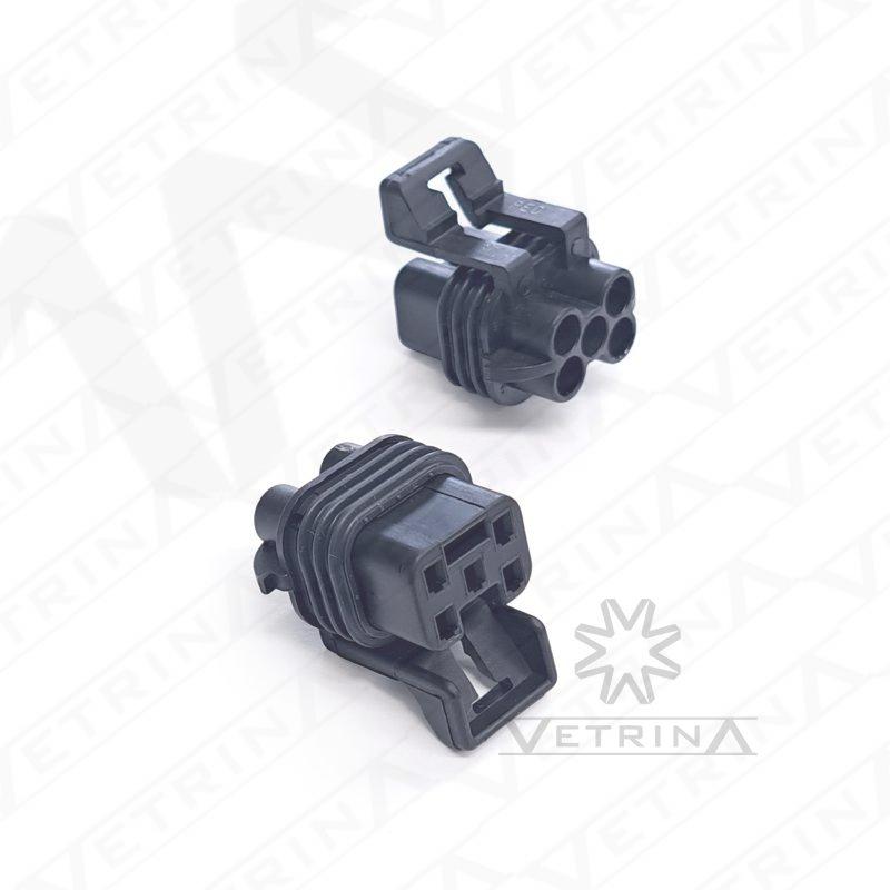 Conector DELPHI MP150 5 vias preto
