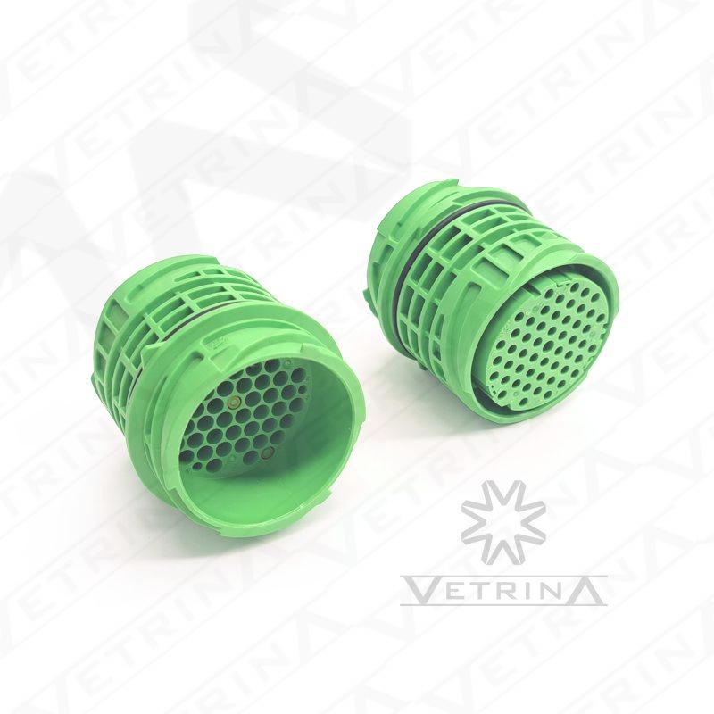 Conector ITT CANNON 51 vias verde