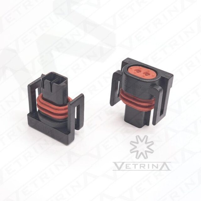 Conector DELPHI MP150 2 vias preto