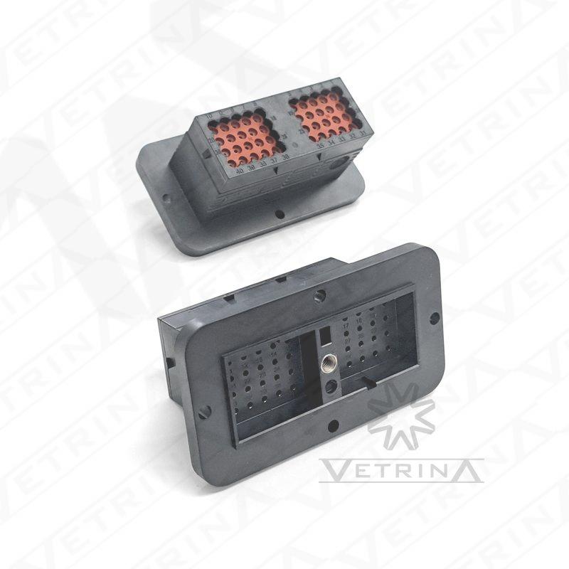 Conector AMPHENOL ARC 40 vias preto