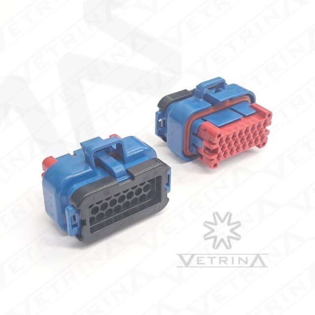 Conector AMPSEAL 23 vias azul