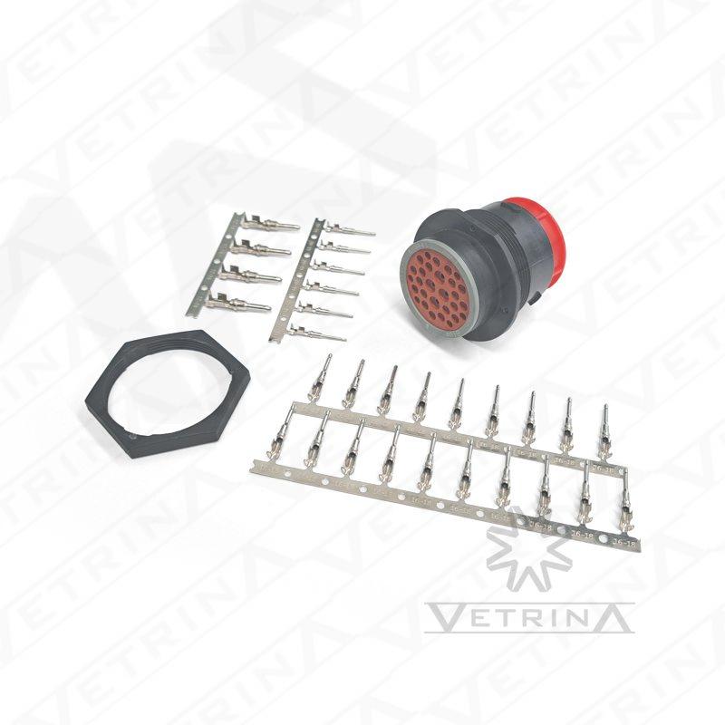 KIT HDP 29 vias (Conector + Rosca + Terminais)