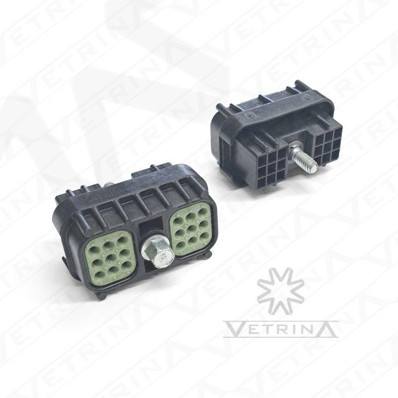 Conector DELPHI MP150 18 Vias preto