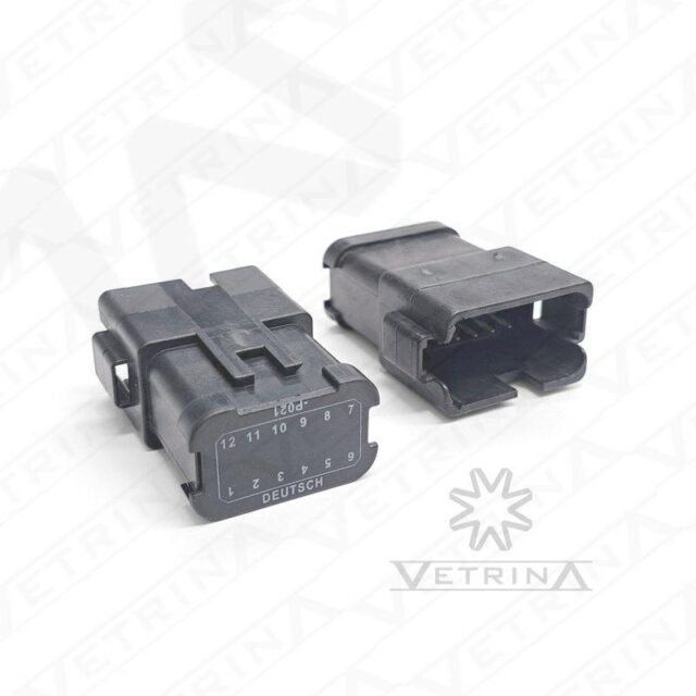 Conector DEUTSCH DT 12 VIAS BUSBAR 12x1 niquelado preto