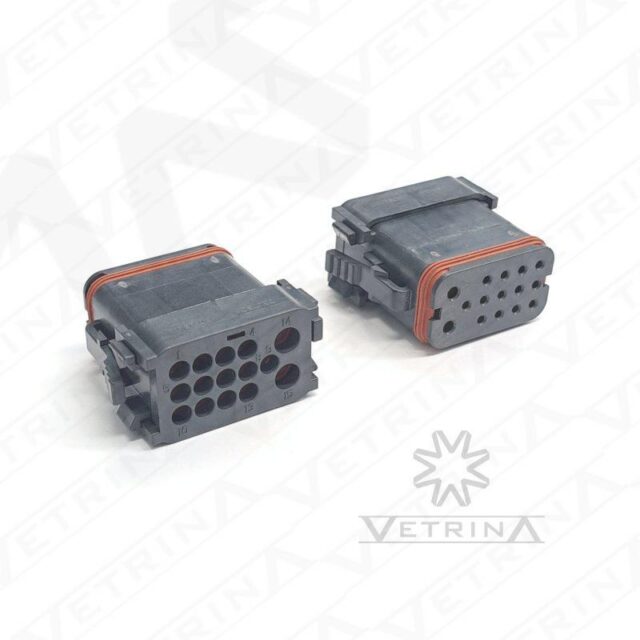 Conector DEUTSCH DT 15 Vias preto