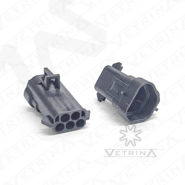 Conector DELPHI MP150 5 vias preto