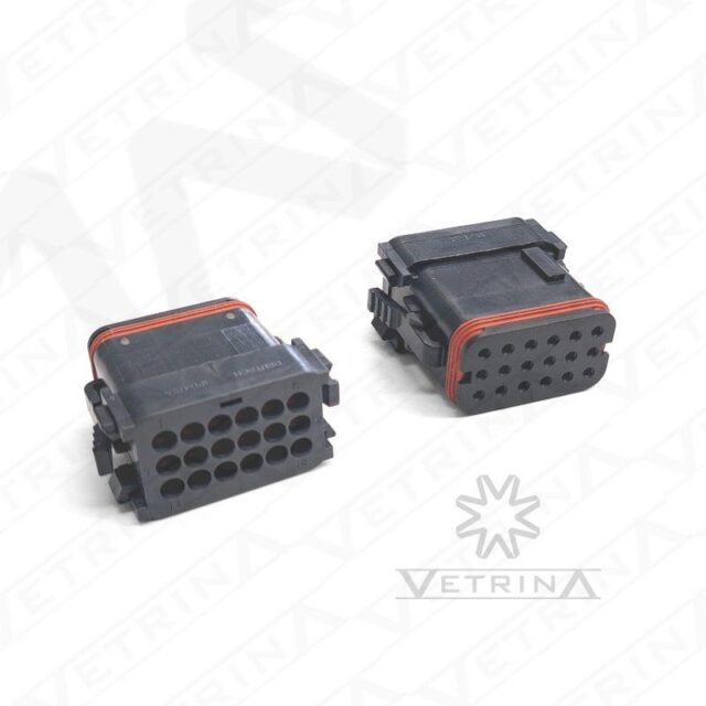 Conector DEUTSCH DT16 18 vias preto