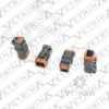 KIT DEUTSCH DT06 2 VIAS PRETO
