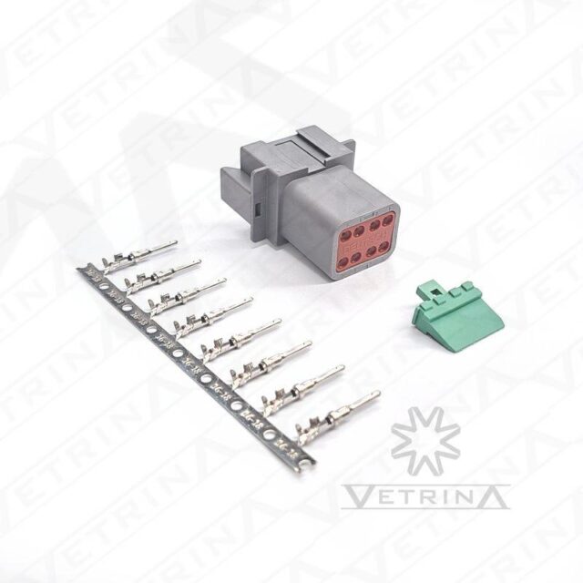 KIT DEUTSCH DT 8 vias (Conector + Trava + Terminais)