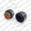KIT AMPHENOL 9 vias (Conector + Terminais)