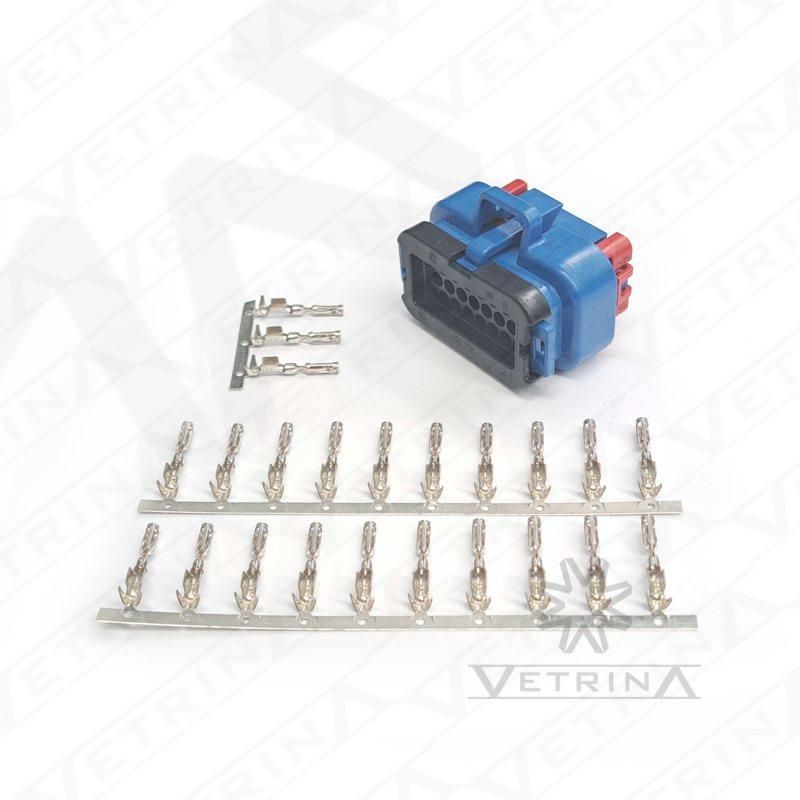 KIT AMPSEAL 23 vias AZUL (Conector + Terminais)