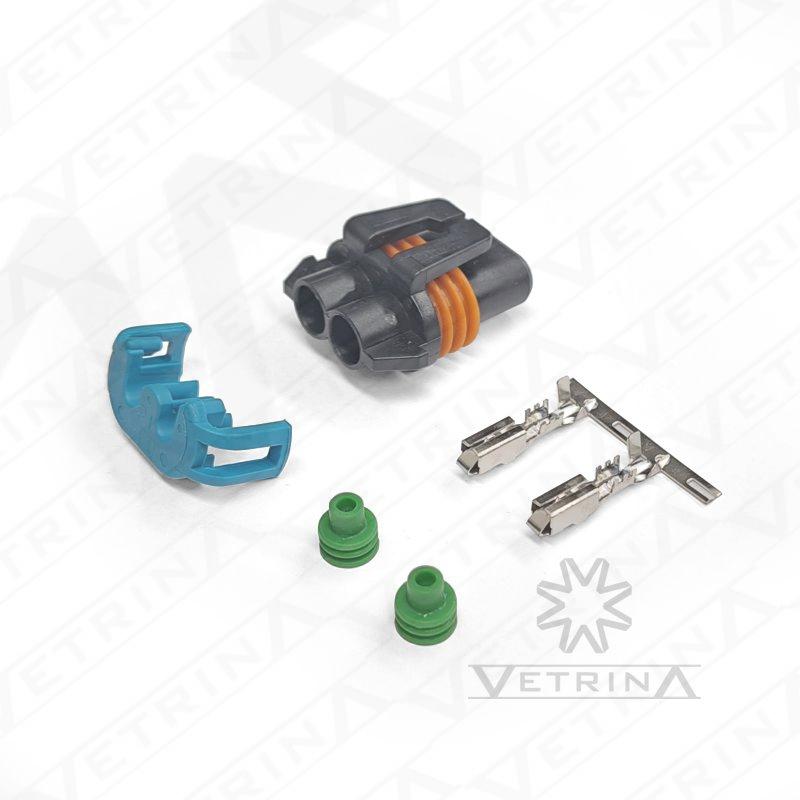 KIT MP280 2 vias (Conector + Trava + Selos + Terminais)