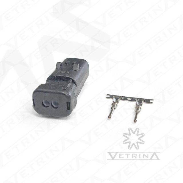 KIT AMPSEAL16 2 vias (Conector + Terminais)