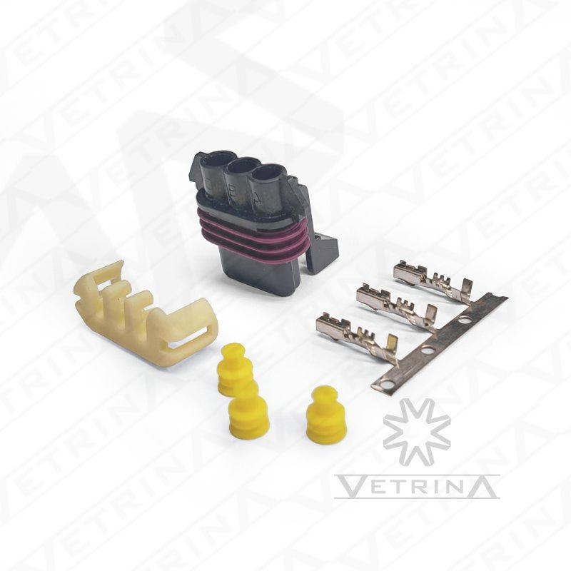 KIT MP150 3 vias (Conector + Trava + Selos + Terminais)
