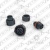 KIT DEUTSCH 4 VIAS DIN (Conector + Terminais + Selos + Backshell)