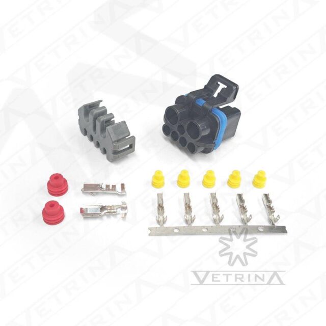 KIT MP150/480 7 vias (Conector + Trava + Selos + Terminais)