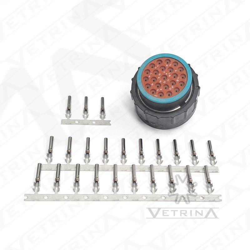 KIT AHDP 23 vias (Conector + Terminais)