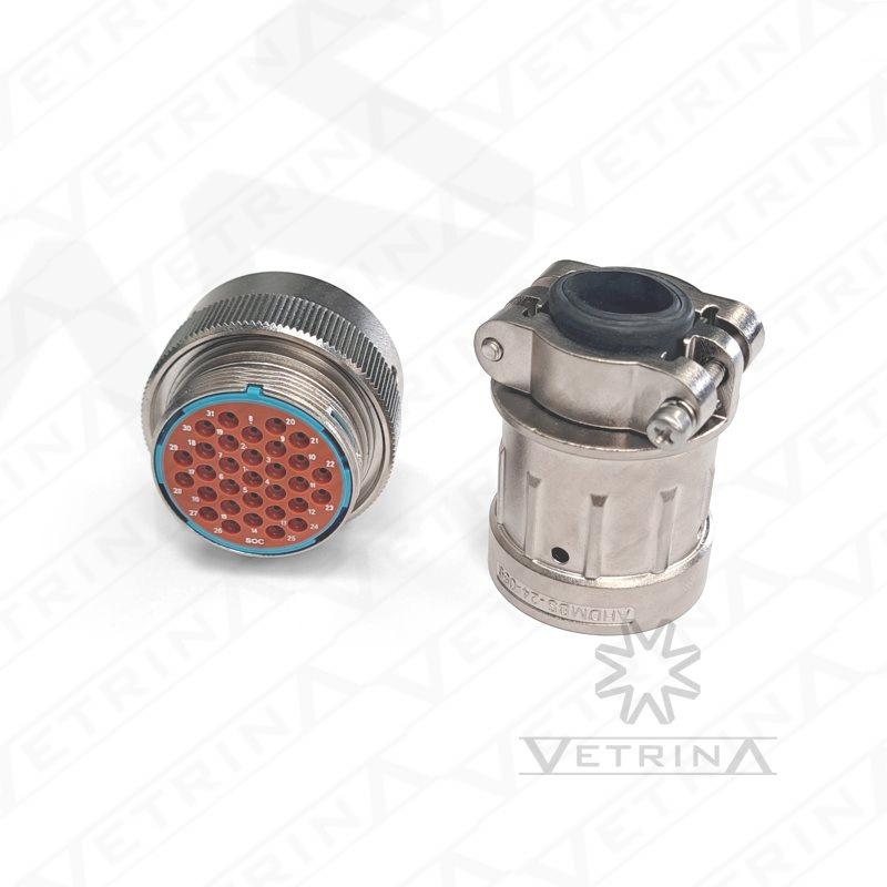 Conector AMPHENOL com BACKSHELL