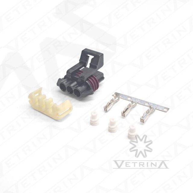 KIT MP150 3 vias (Conector + Trava + Selos + Terminais)