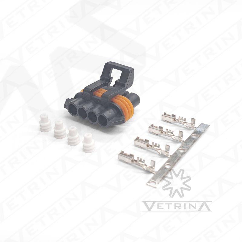 KIT MP150 4 vias (Conector + Selos + Terminais)