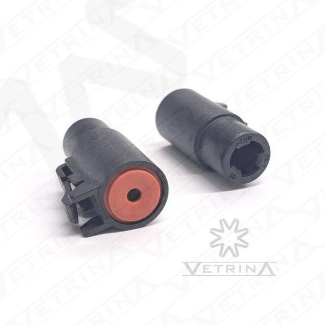 Conector AMPHENOL ATHD 1 Via preto