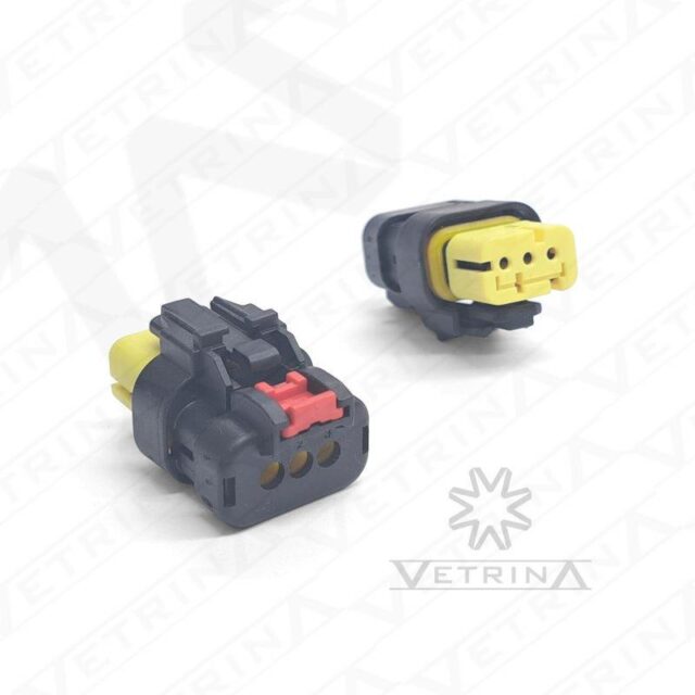 Conector AMPSEAL 3 Vias amarelo