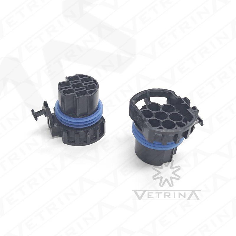 Conector DELPHI MP280 7 vias preto