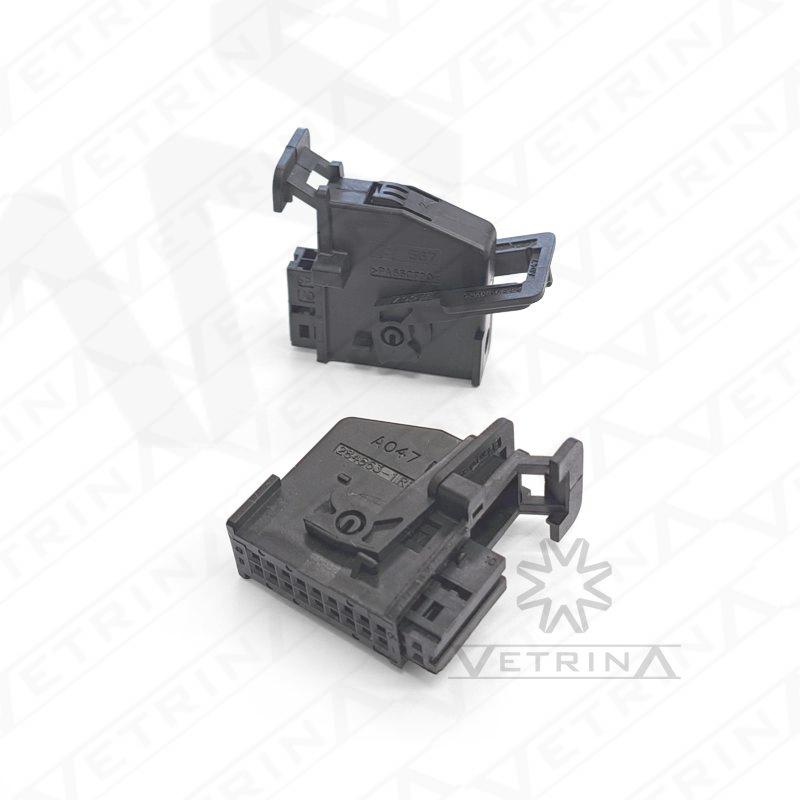 Conector MQS 18 vias preto