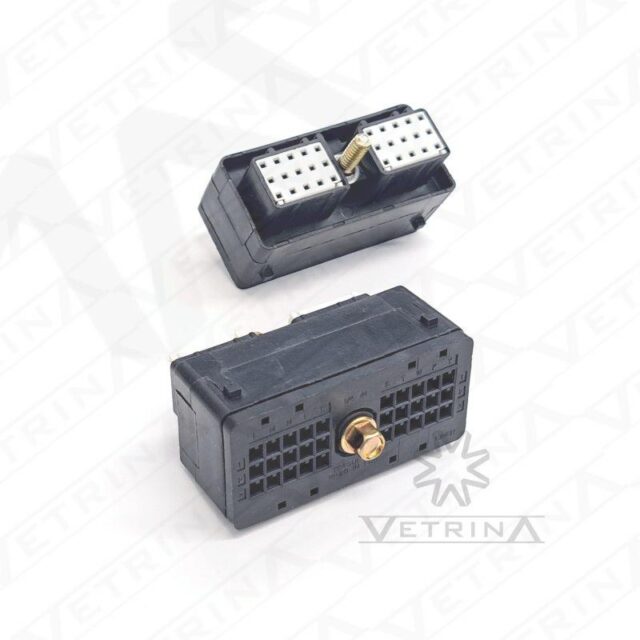 Conector CINCH 30 vias preto
