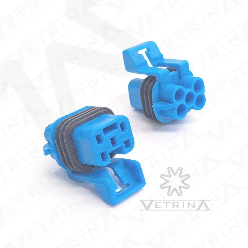 Conector DELPHI MP150 5 vias azul