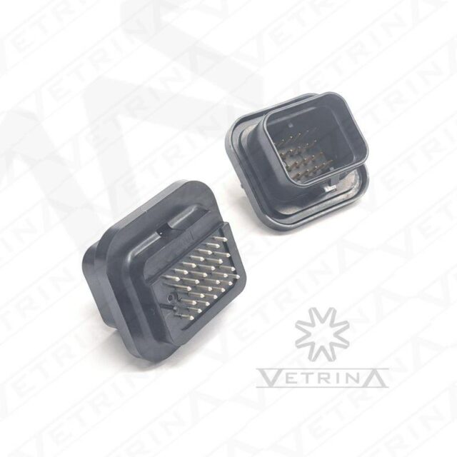 Conector pino AMPSEAL 26 vias preto